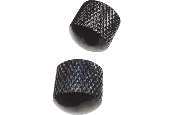 YELLOW EZ1223B MANOPOLE DI REGOLAZIONE METALLO NERO 2 PCS