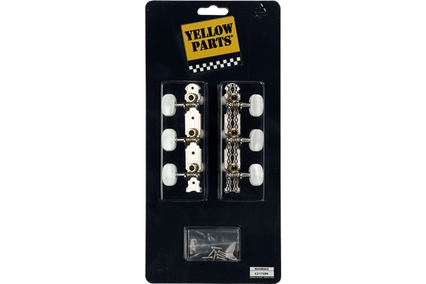 YELLOW EZ1758N MECCANICHE CHITARRA CLASSICA 1+1 CROMATE PLATINO 2 PCS