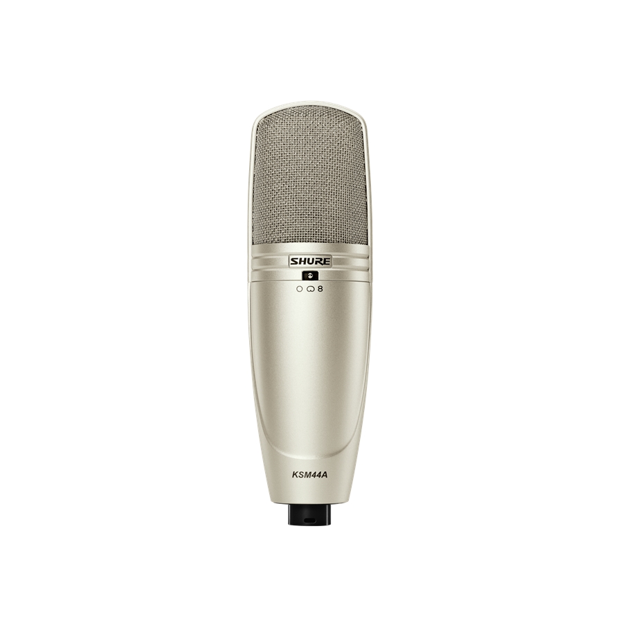 SHURE KSM44A-SL MICROFONO CONDENSATORE CARDIOIDE, OMNI, FIGURA 8