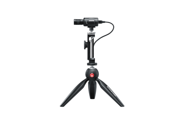 SHURE MV88+ VIDKIT KIT MIC MV88+, MINI CAVALLETTO, CLAMP SMARTPHONE