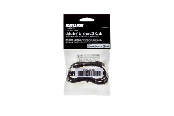 SHURE AMV-LTG CAVO USB MICRO-B/LIGHTNING 1M