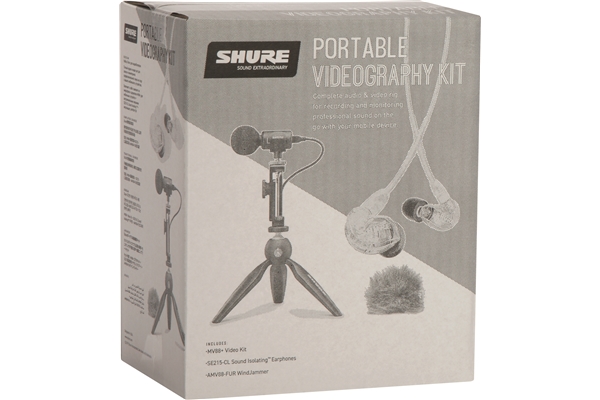 SHURE MV88-215CL-BNDL KIT MIC MV88 E AURICOLARI SE215-CL