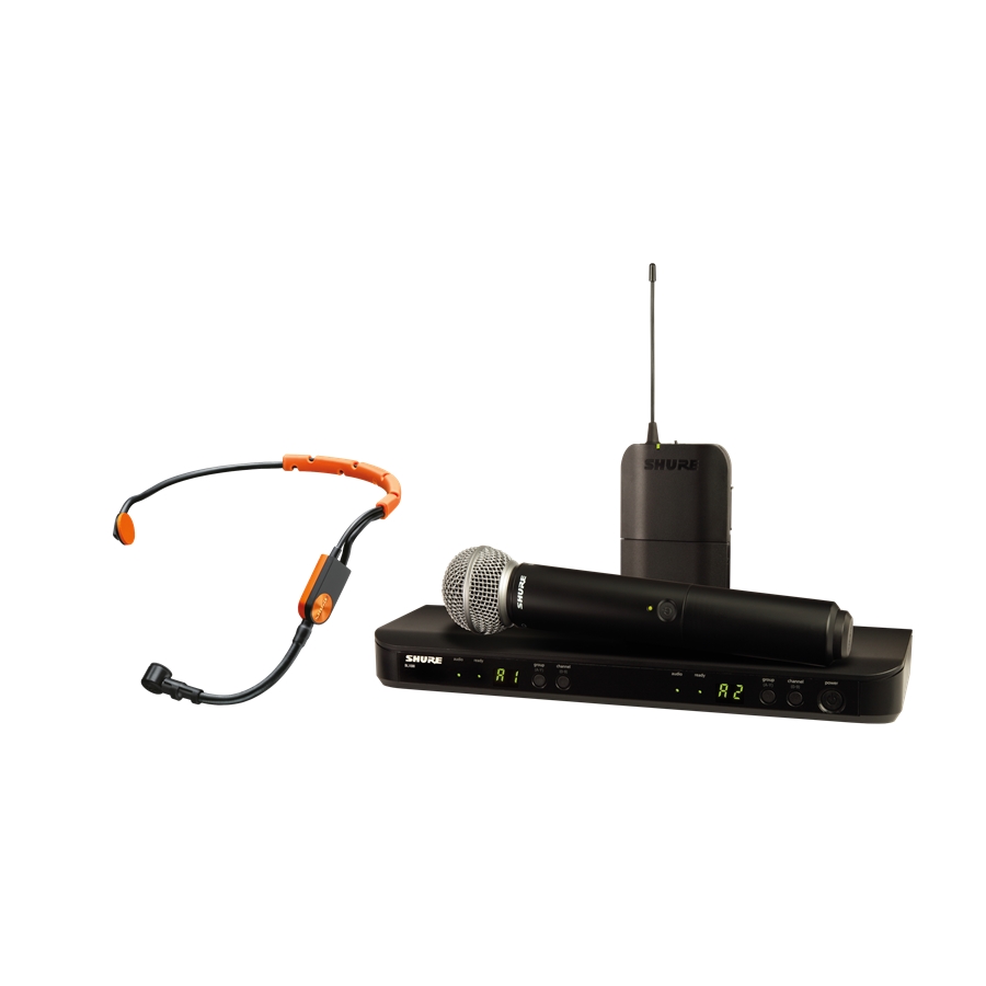 SHURE BLX1288E-SM31 SISTEMA WIRELESS SM31FH, SM58. (M17)