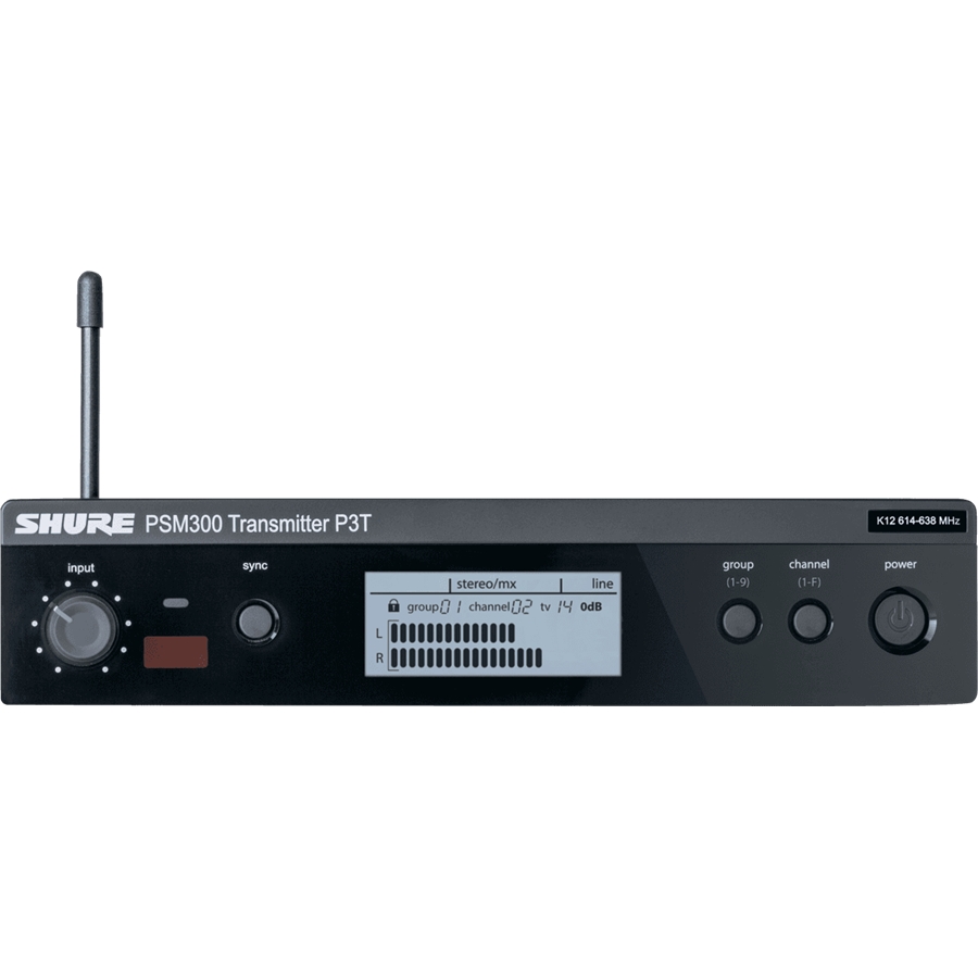 SHURE P3TE TRASMETTITORE 1/2 UNITà RACK PSM300. (L19)