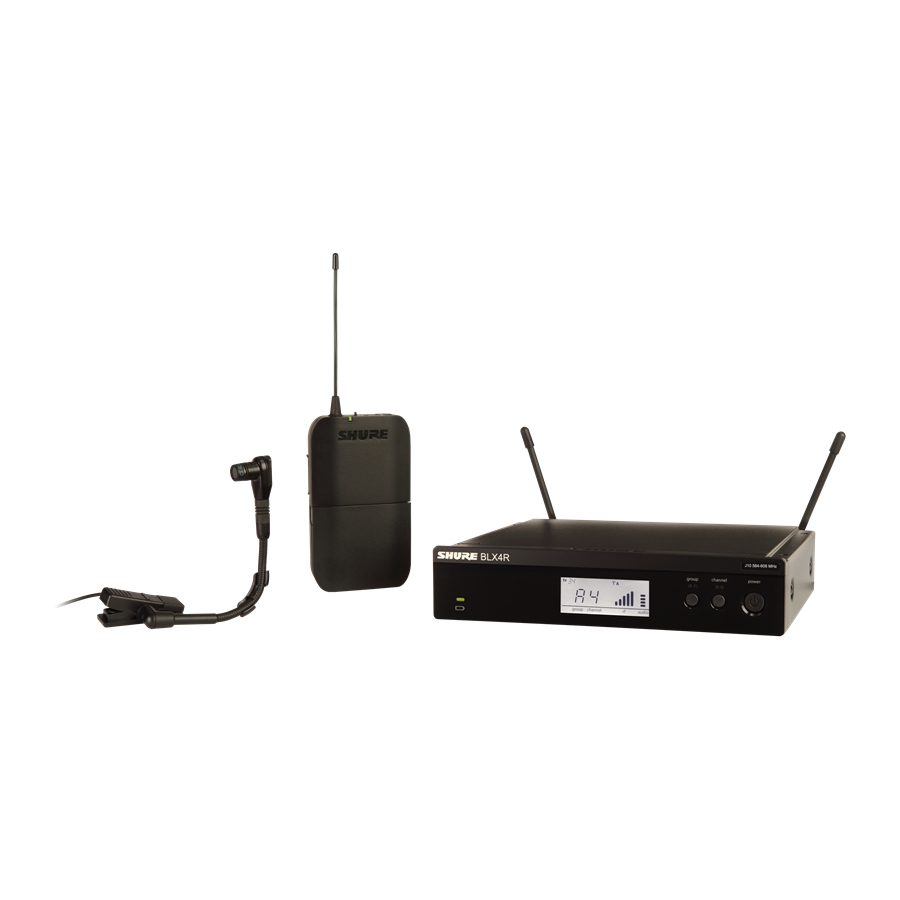 SHURE BLX14RE-B98 SISTEMA WIRELESS BLX4RE, BLX1 E WB98H/C. (M17)