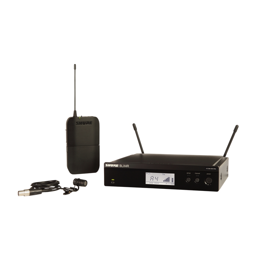 SHURE BLX14RE-W85 SISTEMA WIRELESS BLX4RE, BLX1, WL185. (M17)