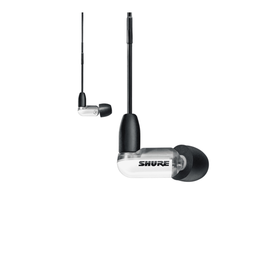 SHURE SE31BAWUNI-EFS AONIC 3 AURICOLARI COLORE BIANCO