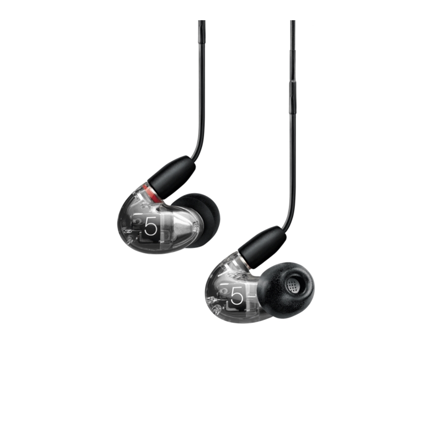 SHURE SE53BACL+UNI-EFS AONIC 5 AURICOLARI COLORE TRASPARENTE LUCIDO