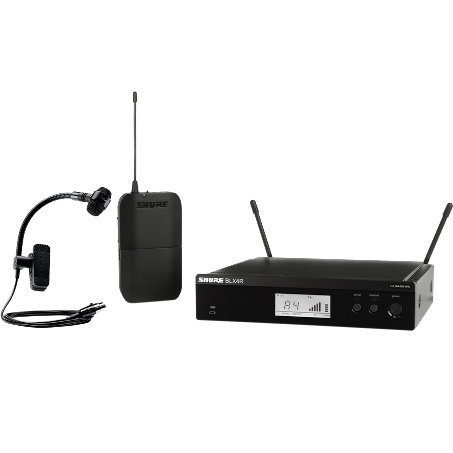 SHURE BLX14RE-P98H-M17 SISTEMA MICROFONICO WIRELESS PER STRUMENTI A FIATO