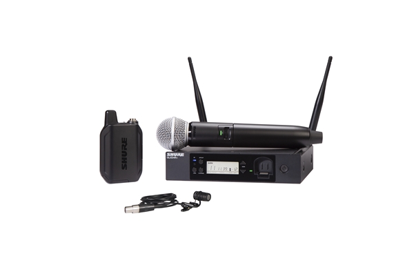 SHURE GLXD124R+ CON WL185 SISTEMA WIRELESS COMPLETO