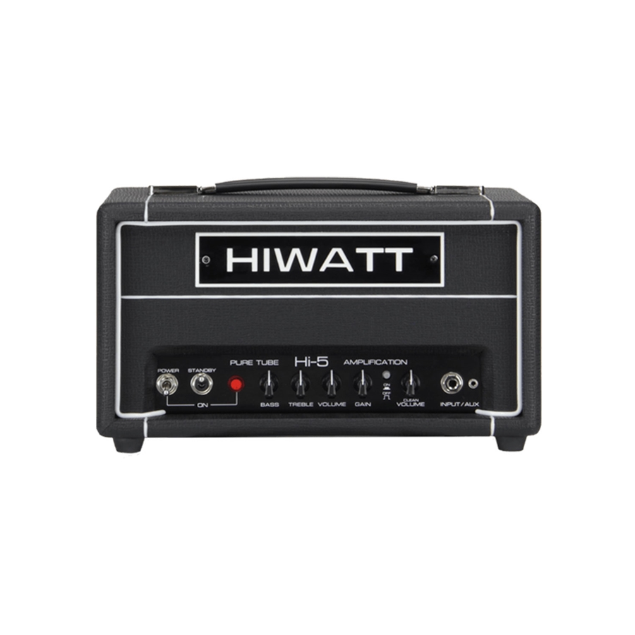 HIWATT HI-5 HEAD TESTATA VALVOLARE 5 W