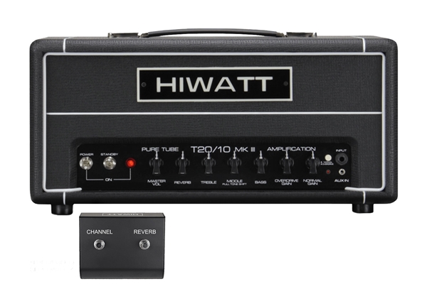 HIWATT T20/10 HEAD TESTATA VALVOLARE 20/10 W