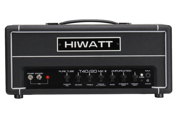 HIWATT T40/20 HEAD TESTATA VALVOLARE 40/20 W