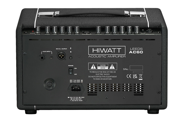 HIWATT LEEDS AC60 COMBO PER CHITARRA ACUSTICA 1X8 60 W