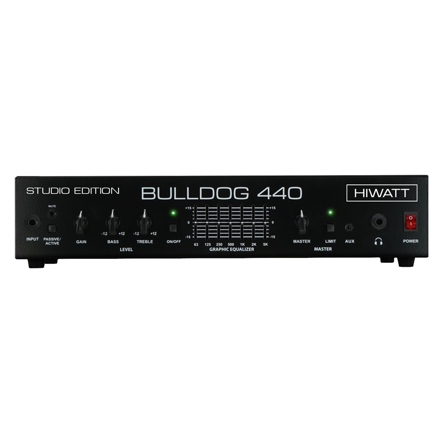 HIWATT BULLDOG 440 STUDIO TESTATA PER BASSO 440 W VERSIONE STUDIO