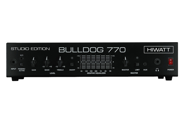 HIWATT BULLDOG 770 STUDIO TESTATA PER BASSO 770 W VERSIONE STUDIO
