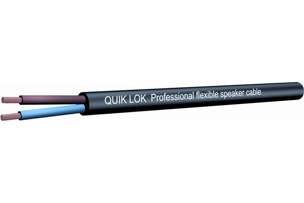Quik Lok CA/830 Cavo di potenza per speaker passivi 2 x 2.5