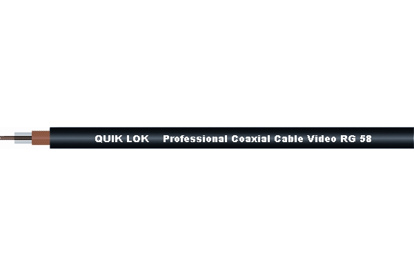 Quik Lok CM/858 BK Cavo per collegamenti video