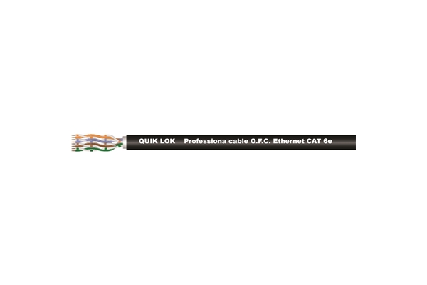 QUIK LOK ETH/1007 BK CAVO ETHERNET CAT6E IN BOBINA
