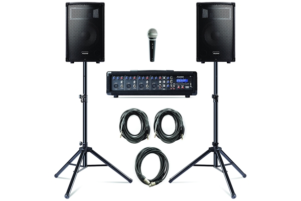 Alesis PA SYSTEM WITH STANDS
