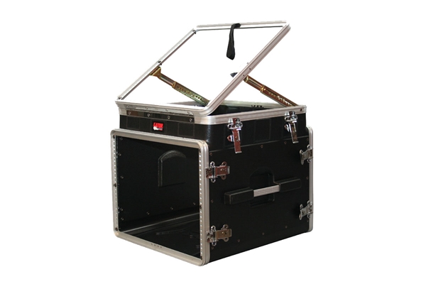 GATOR CASES GRC-10X8 PU RACK AUDIO 10U POP UP, 8U LATERALE
