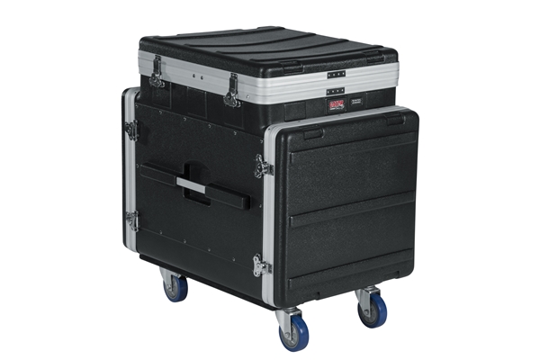 GATOR CASES GRC-12X10 PU RACK AUDIO 12U TOP, 10U LATERALE