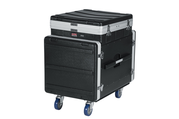 GATOR CASES GRC-12X10 PU RACK AUDIO 12U TOP, 10U LATERALE