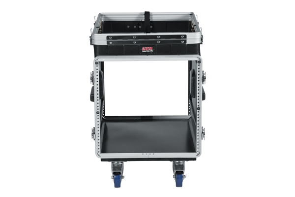 GATOR CASES GRC-12X10 PU RACK AUDIO 12U TOP, 10U LATERALE