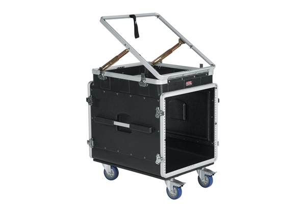 GATOR CASES GRC-12X10 PU RACK AUDIO 12U TOP, 10U LATERALE