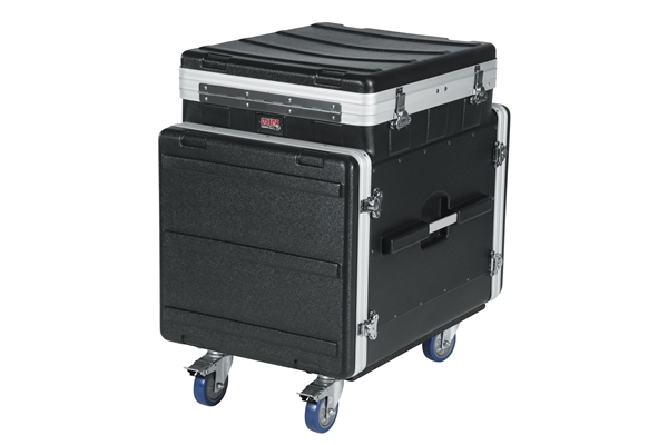 GATOR CASES GRC-12X10 PU RACK AUDIO 12U TOP, 10U LATERALE
