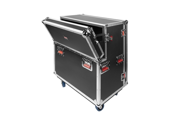GATOR CASES G-TOUR CAB412 FLIGHT CASE ATA CABINET 4X12 CON ROTELLE