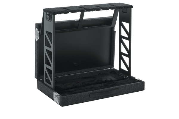 GATOR CASES GTRSTD4 SUPPORTO RACK 4 CHITARRE RICHIUDIBILE<BR>