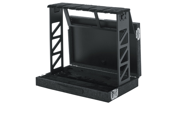 GATOR CASES GTRSTD4 SUPPORTO RACK 4 CHITARRE RICHIUDIBILE<BR>