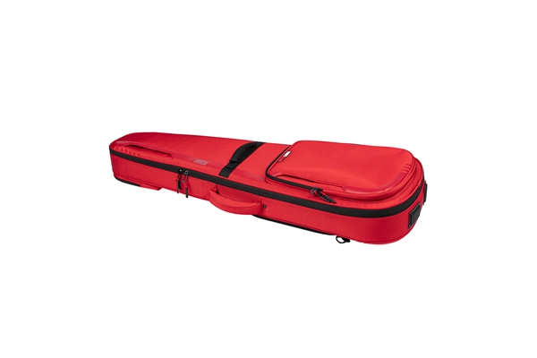 GATOR CASES G-ICONELECTRIC-25 BORSA ICON IN EDIZIONE LIMITATA PER CHITARRA ELETTRICA CON RIVESTIMENTO IN NYLON ROSSO 1000D E TRACOLLA NASCOSTA