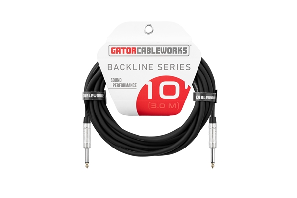 GATOR CABLEWORKS GCWB-SPK-10 CAVO SPEAKER JACK TS DRITTO/DRITTO 3 M SERIE BACKLINE