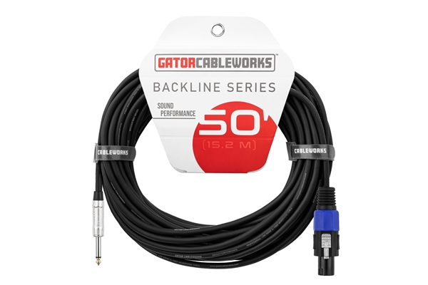 GATOR CABLEWORKS GCWB-SPK-50-1TL CAVO SPEAKER JACK TS DRITTO/SPEAKON 15 M SERIE BACKLINE