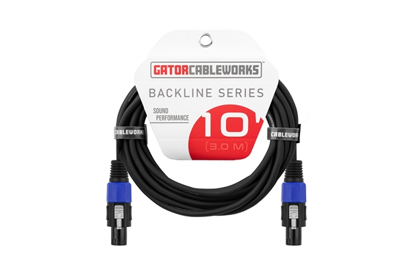 GATOR CABLEWORKS GCWB-SPK-10-2TL CAVO SPEAKER SPEAKON/SPEAKON 3 M SERIE BACKLINE
