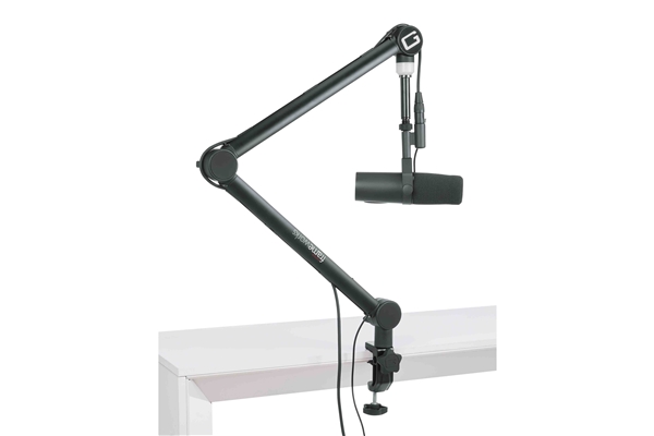 GATOR FRAMEWORKS GFWMICBCBM4000 ASTA MICROFONICA A BRACCIO PER SCRIVANIA CON LUCE LED