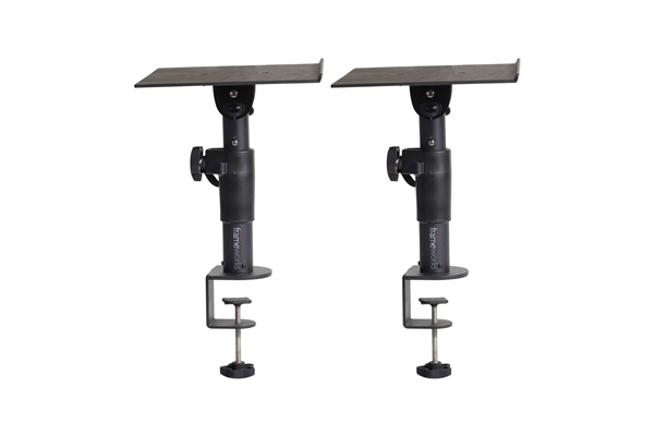 GATOR FRAMEWORKS GFWSPKSTMNDSKCMP SUPPORTO CLAMP-ON PER MONITOR DA STUDIO