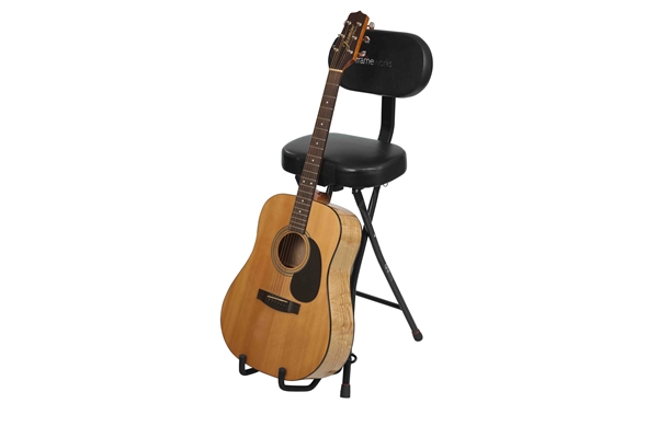 GATOR FRAMEWORKS GFW-GTR-SEAT SGABELLO CON STAND PER CHITARRA<BR>