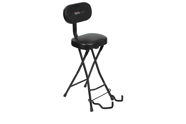 GATOR FRAMEWORKS GFW-GTR-SEAT SGABELLO CON STAND PER CHITARRA<BR>