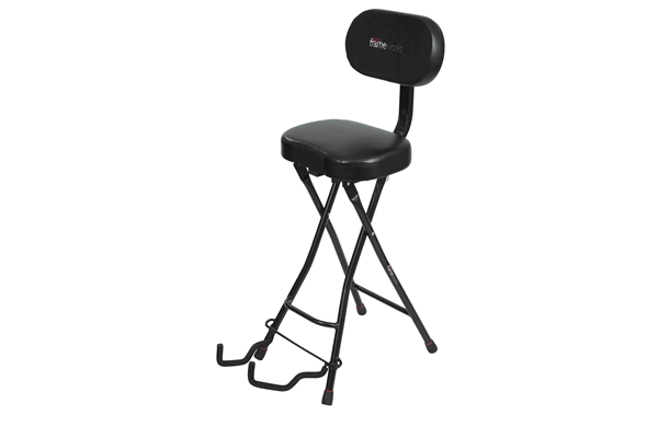 GATOR FRAMEWORKS GFW-GTR-SEAT SGABELLO CON STAND PER CHITARRA<BR>