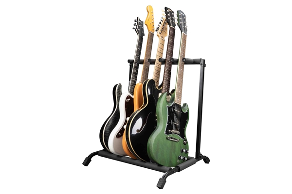 GATOR FRAMEWORKS RI-GTR-RACK5 SUPPORTO PIEGHEVOLE PER 5 CHITARRE<BR>