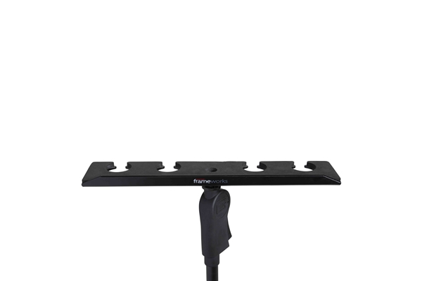 GATOR FRAMEWORKS GFW-MIC-4TRAY SUPPORTO MULTI-MICROFONO PER 4 MICROFONI<BR>