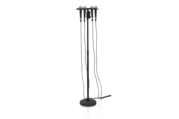 GATOR FRAMEWORKS GFW-MIC-4TRAY SUPPORTO MULTI-MICROFONO PER 4 MICROFONI<BR>