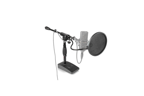 GATOR FRAMEWORKS GFW-MIC-0821 SUPPORTO MICROFONICO PER GRANCASSA E AMPLIFICATORE CON BRACCIO DA 40,6 CM E BASE COMPATTA<BR>