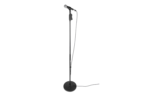 GATOR FRAMEWORKS GFW-MIC-1201 SUPPORTO MICROFONICO CON BASE ROTONDA DA 30,5 CM E ALTEZZA REGOLABILE DA 101,6 A 160 CM<BR>