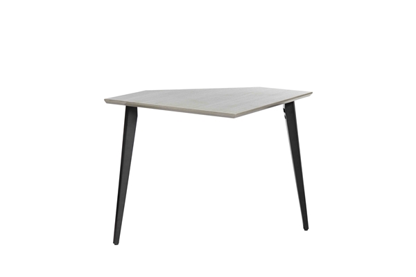 GATOR FRAMEWORKS GFW-ELITEDESKCRNR-GRY ANGOLO SCRIVANIA WORKSTATION ELITE IN GRIGIO DRIFTWOOD PER STUDI E CREATOR<BR>
