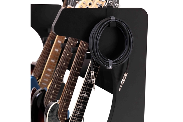 GATOR FRAMEWORKS GFW-ELITEGTR5RK-BLK RACK PER CHITARRE 5-7 POSTI IN FINITURA NERA<BR>