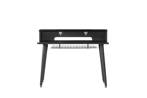 GATOR FRAMEWORKS GFW-ELITEKEYTBL61-BLK WORKSTATION IN LEGNO NERA PER TASTIERE FINO A 61 TASTI<BR>